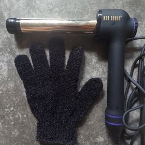 Hot Tools Gold Curl Bar hair curling wand